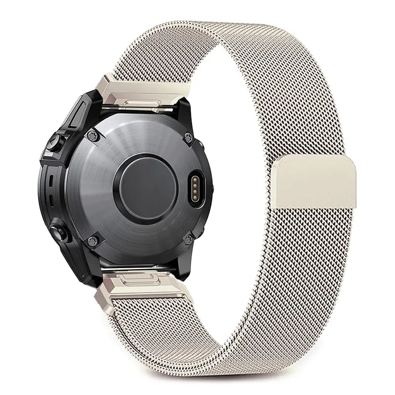Garmin Descent MK3i - 43mm Premium Milanese Strap (Starlight)