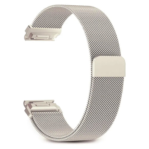 Garmin Descent MK3i - 43mm Premium Milanese Strap (Starlight)