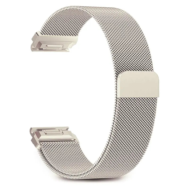 Garmin Descent MK3i - 43mm Premium Milanese Strap (Starlight)