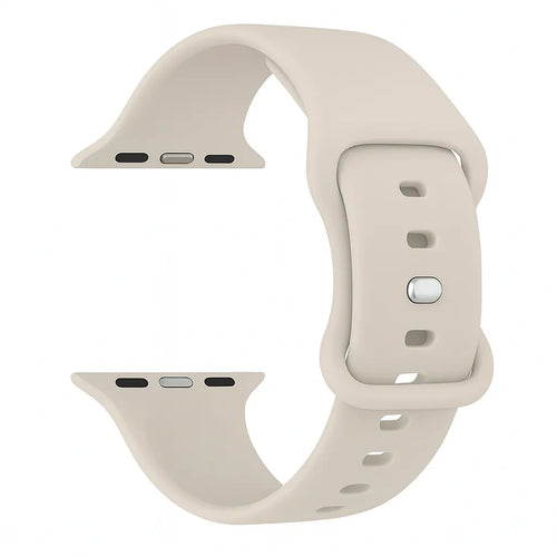 Apple Watch Silicone Strap (Starlight)