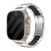 Apple Watch Steel Hybrid Strap (Titanium/Black)