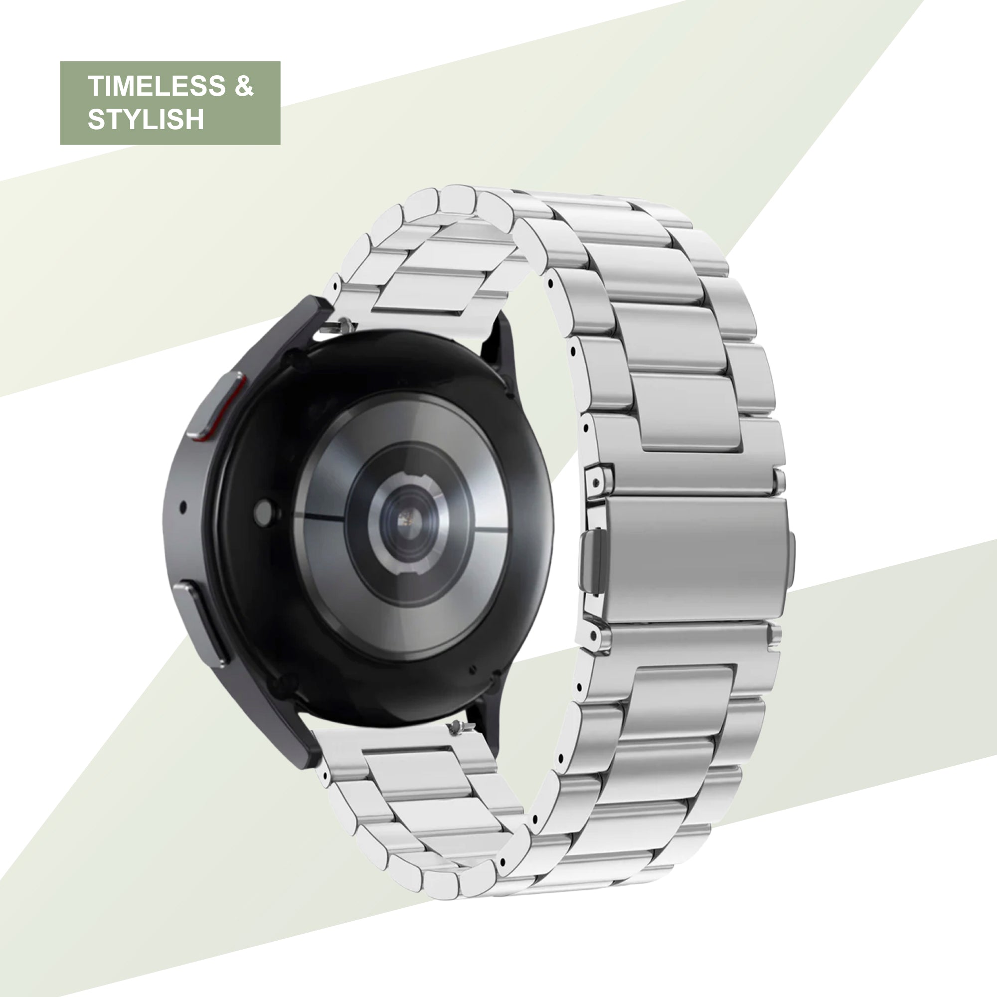 Garmin Forerunner 570 - 42mm Steel Strap 'Classic' (Silver)