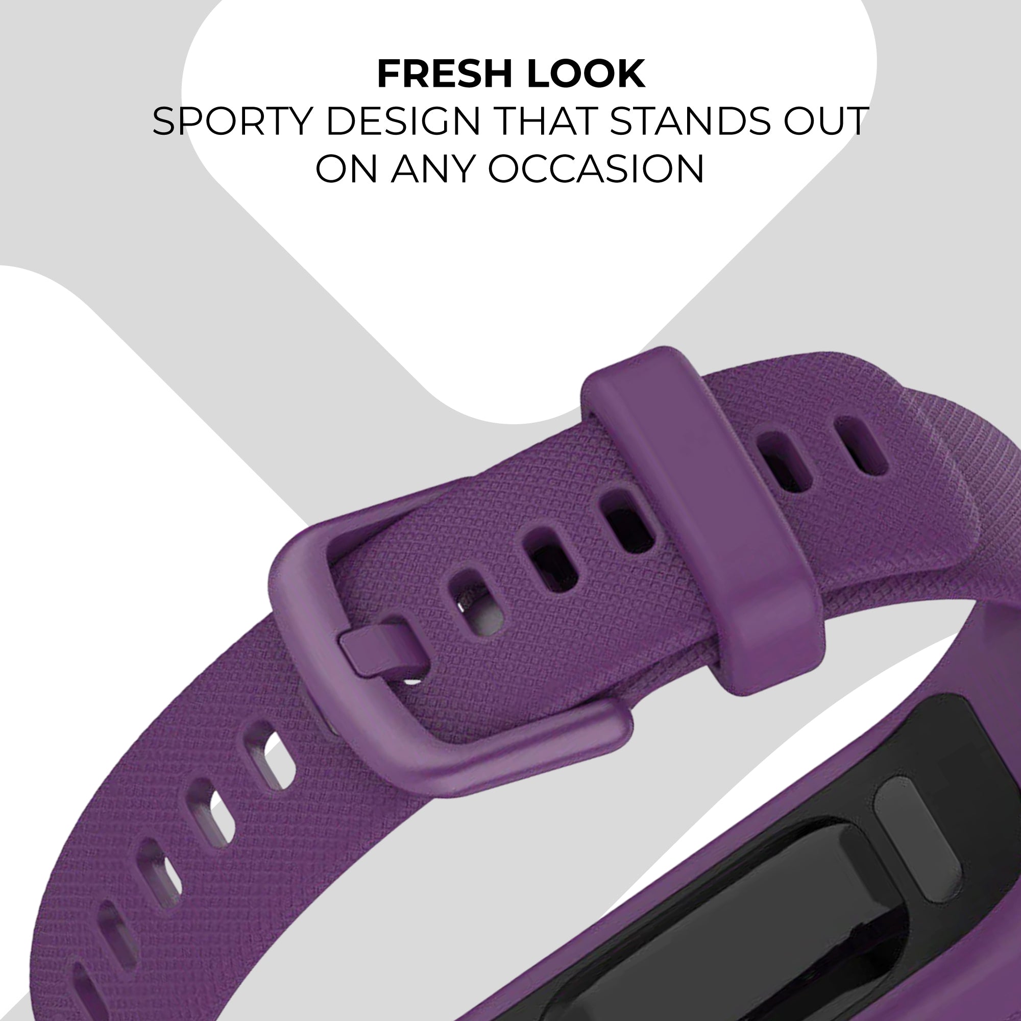 Garmin Vivosmart 5 Silicone Strap (Purple)