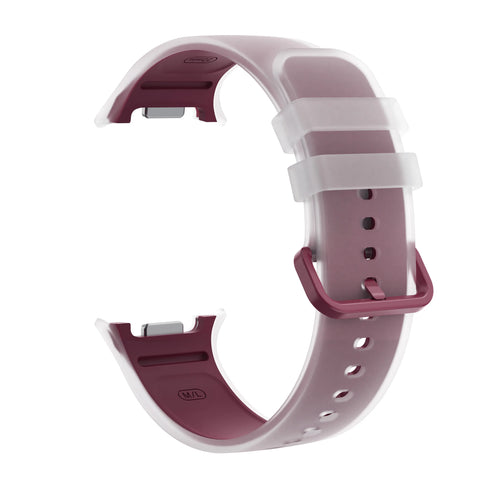 Samsung Galaxy Watch 8 - 40mm Jelly Silicone Strap (Wine Red)