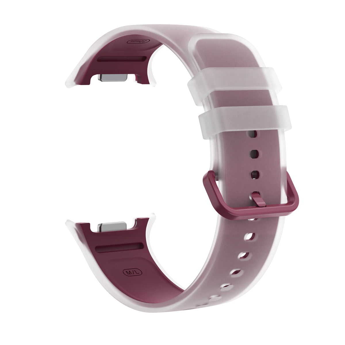 Samsung Galaxy Watch 8 Classic Jelly Silicone Strap (Wine Red)