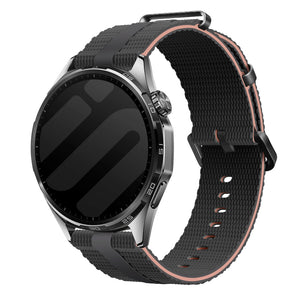 Oppo Watch X2 Mini Silicone Active Strap (Black/Light Pink)