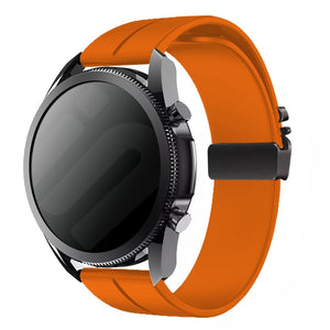 Samsung Galaxy Watch 4 Classic 46mm Silicone Strap with P-Buckle (Orange)