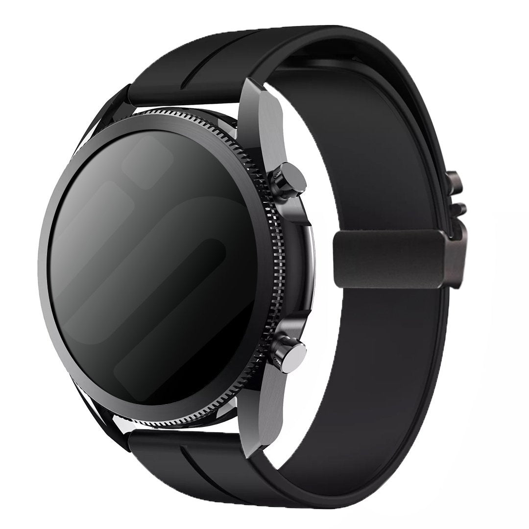 Samsung Galaxy Watch 6 Classic 47mm Silicone Strap with P-Buckle (Black)