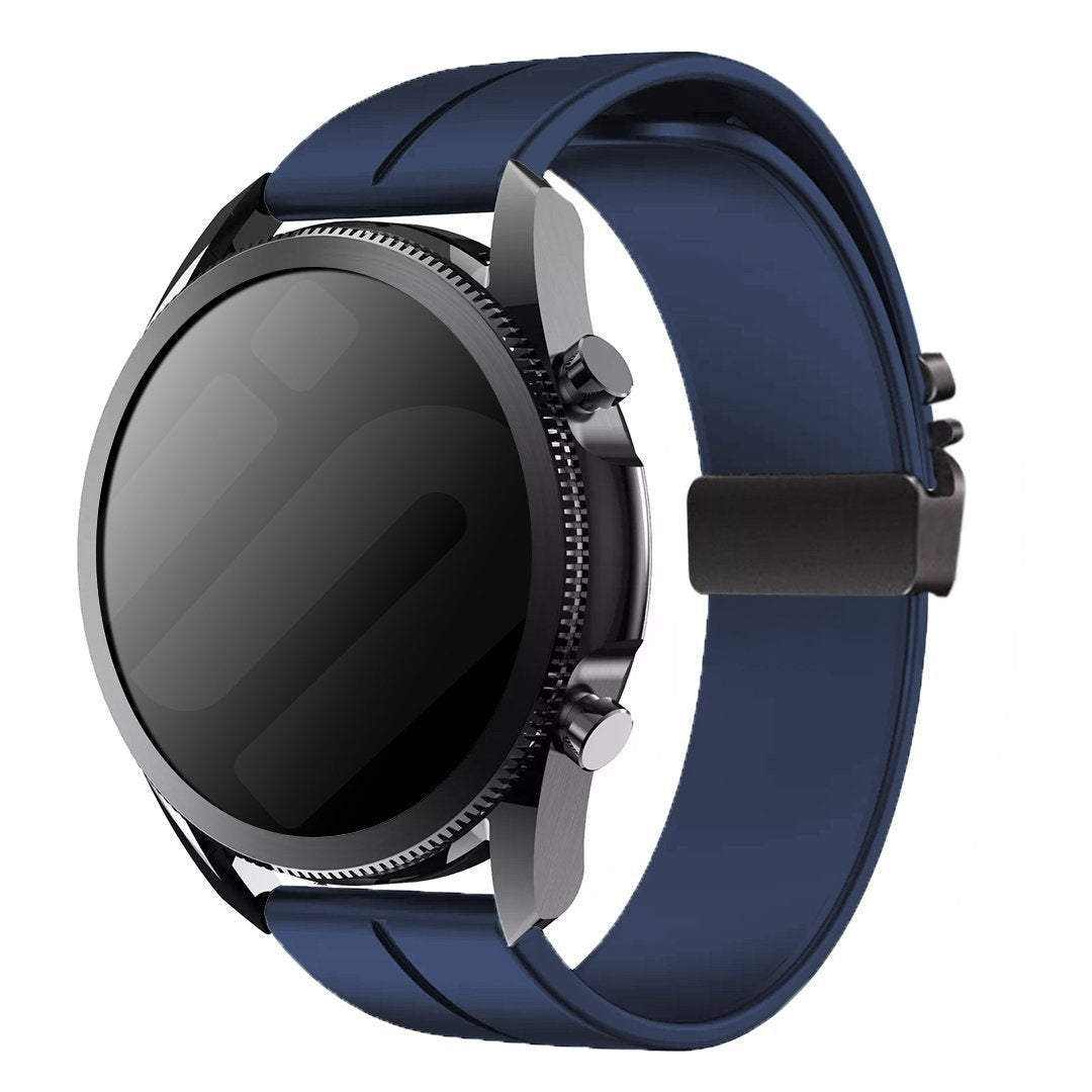 Oppo Watch X2 Silicone Strap with P-Buckle (Dark Blue)