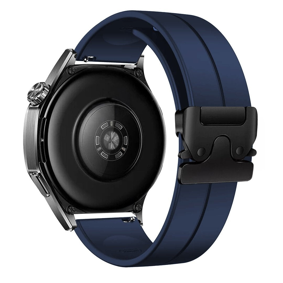 Huawei Watch 5 - 46mm Silicone Strap with P-Buckle (Dark Blue)