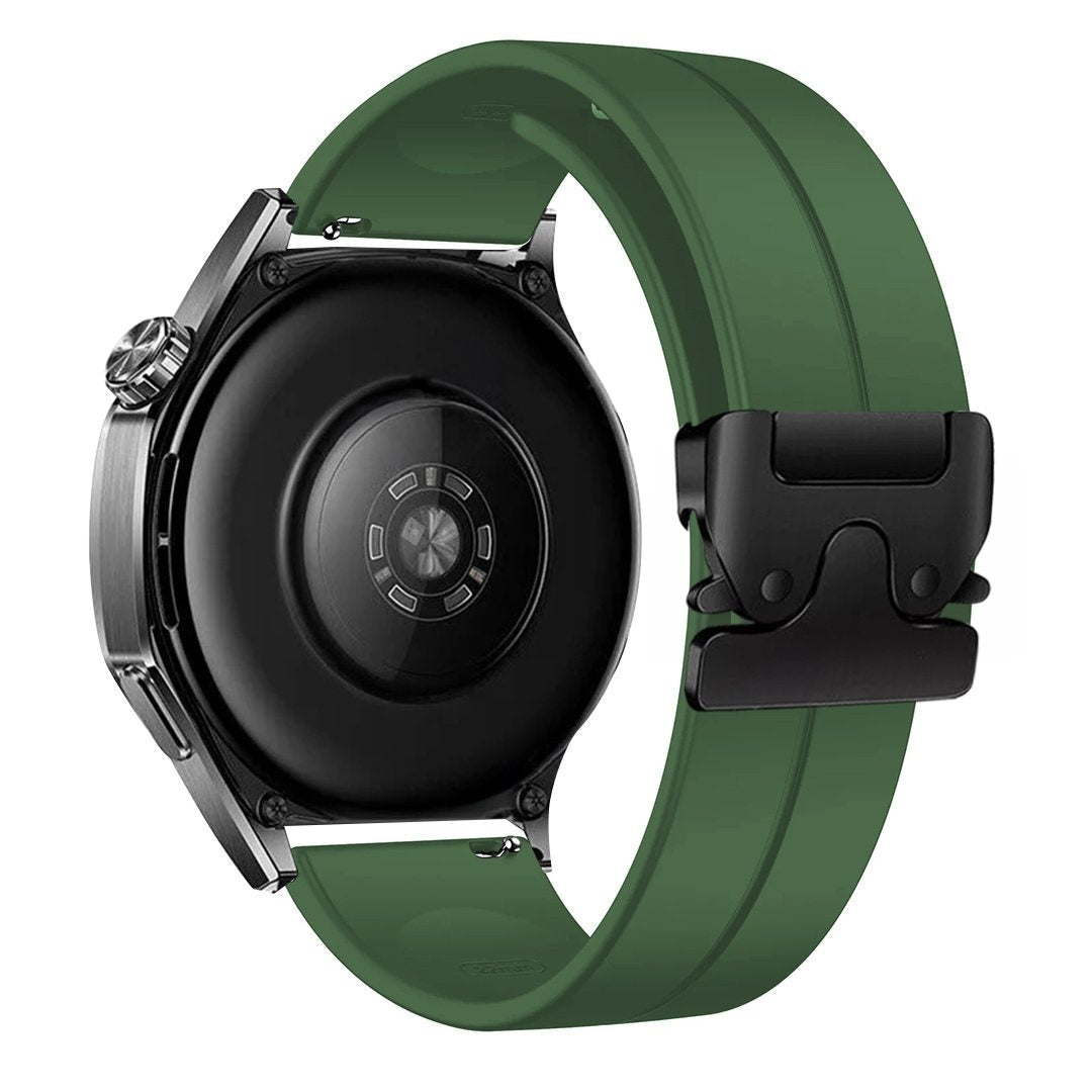 Huawei Watch 5 - 46mm Silicone Strap with P-Buckle (Green)