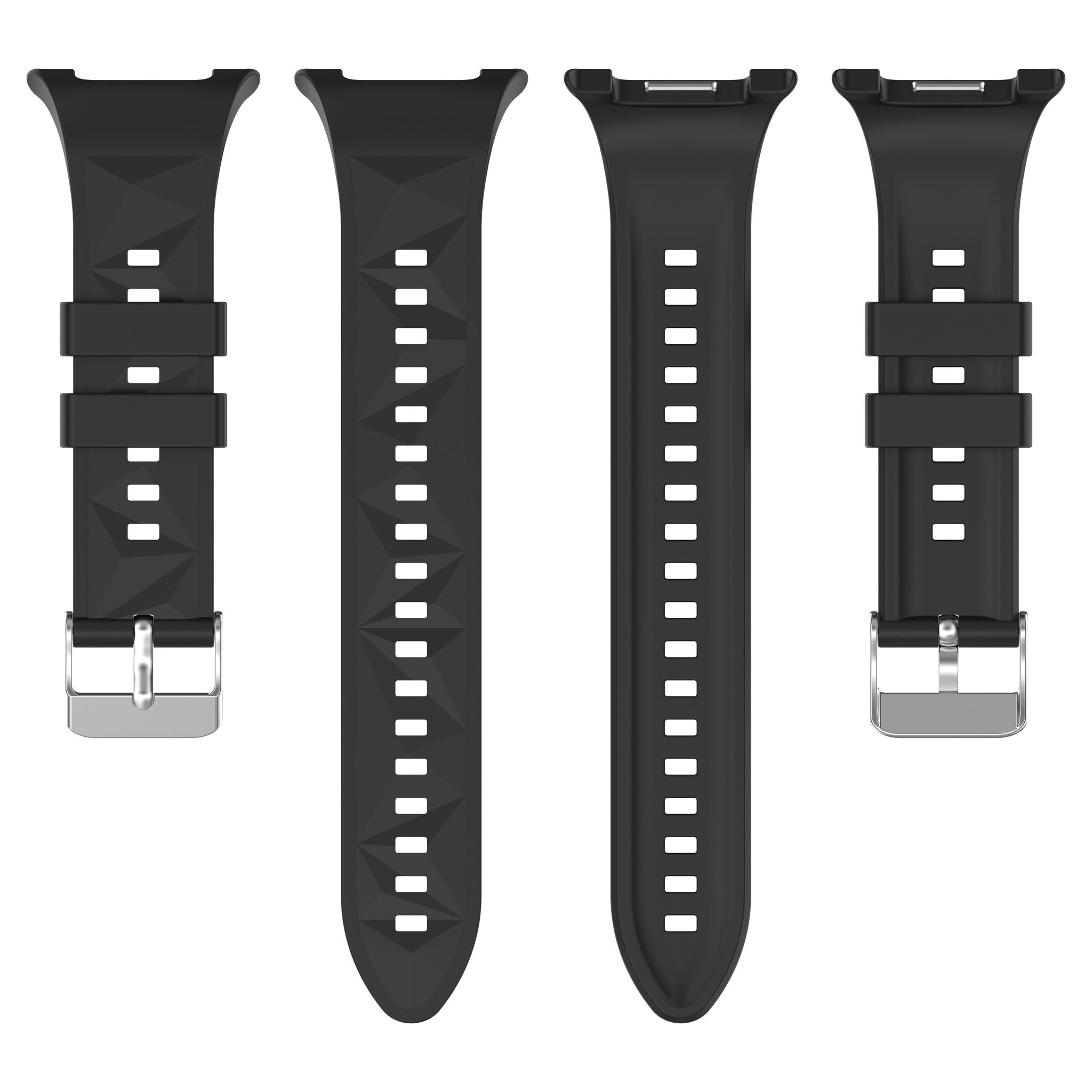 Samsung Galaxy Watch 8 - 44mm Diamond Silicone Strap (Black)