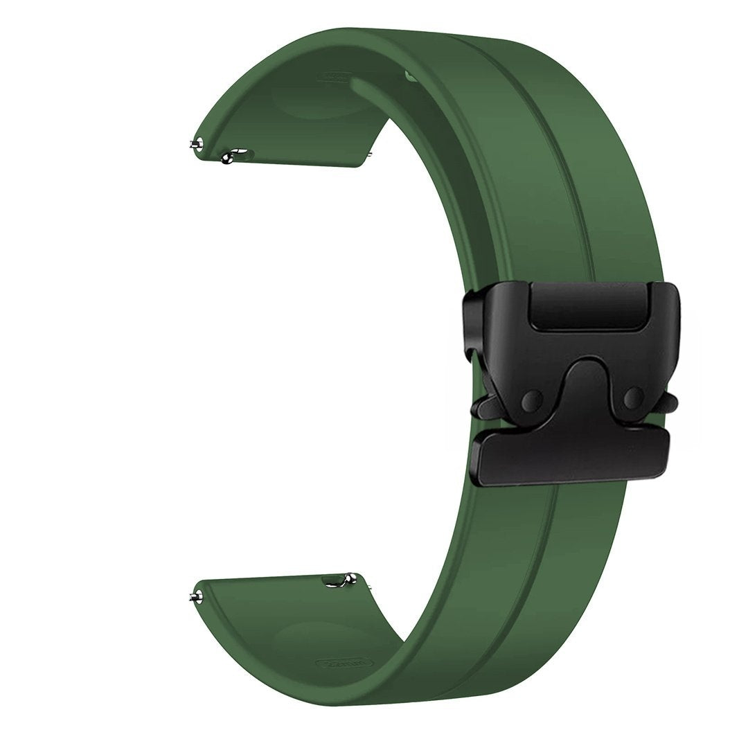 Suunto 5 Peak Silicone Strap with P-Buckle (Green)