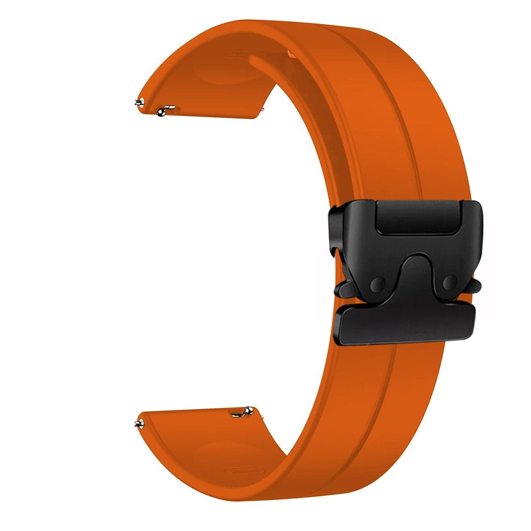 Samsung Galaxy Watch 5 - 40mm Silicone Strap with P-Buckle (Orange)