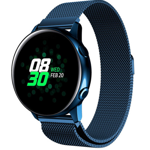 active-2-milanese-band-blauw