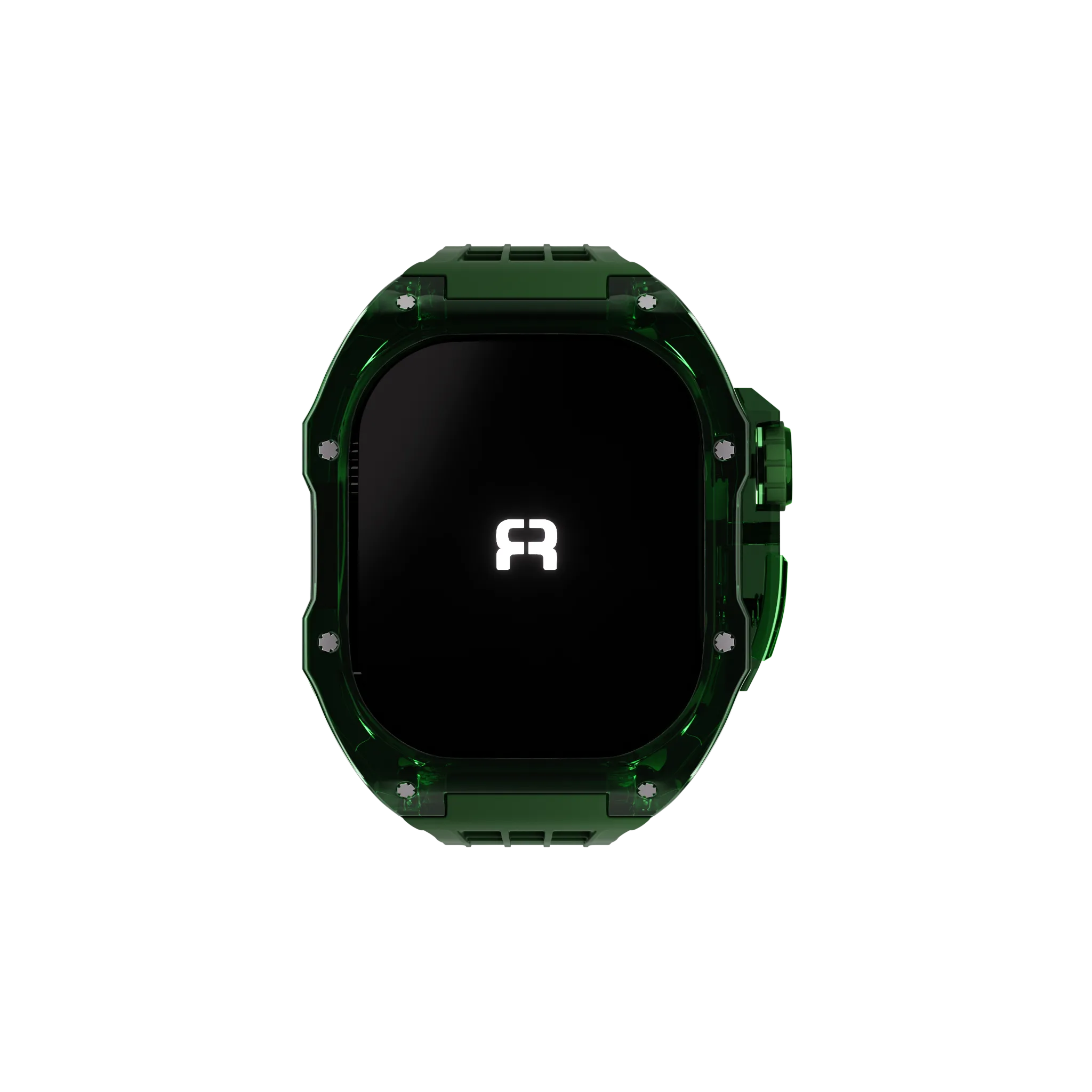 Reqior Apple Watch 45mm Polymer Case with Rubber Strap (Green)