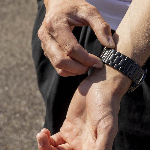 BALR Fossil Gen 5e 44mm Steel Link Strap (Black)