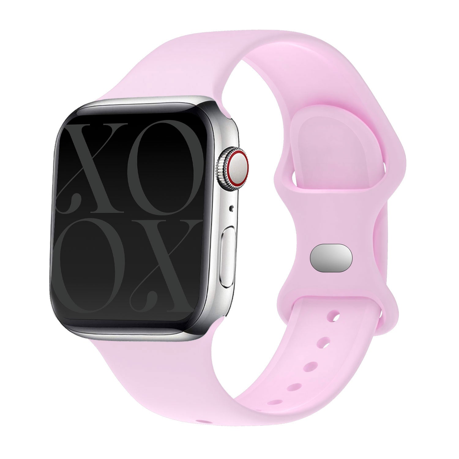 xoxo Wildhearts Apple Watch Silicone Strap (Bright Pink)
