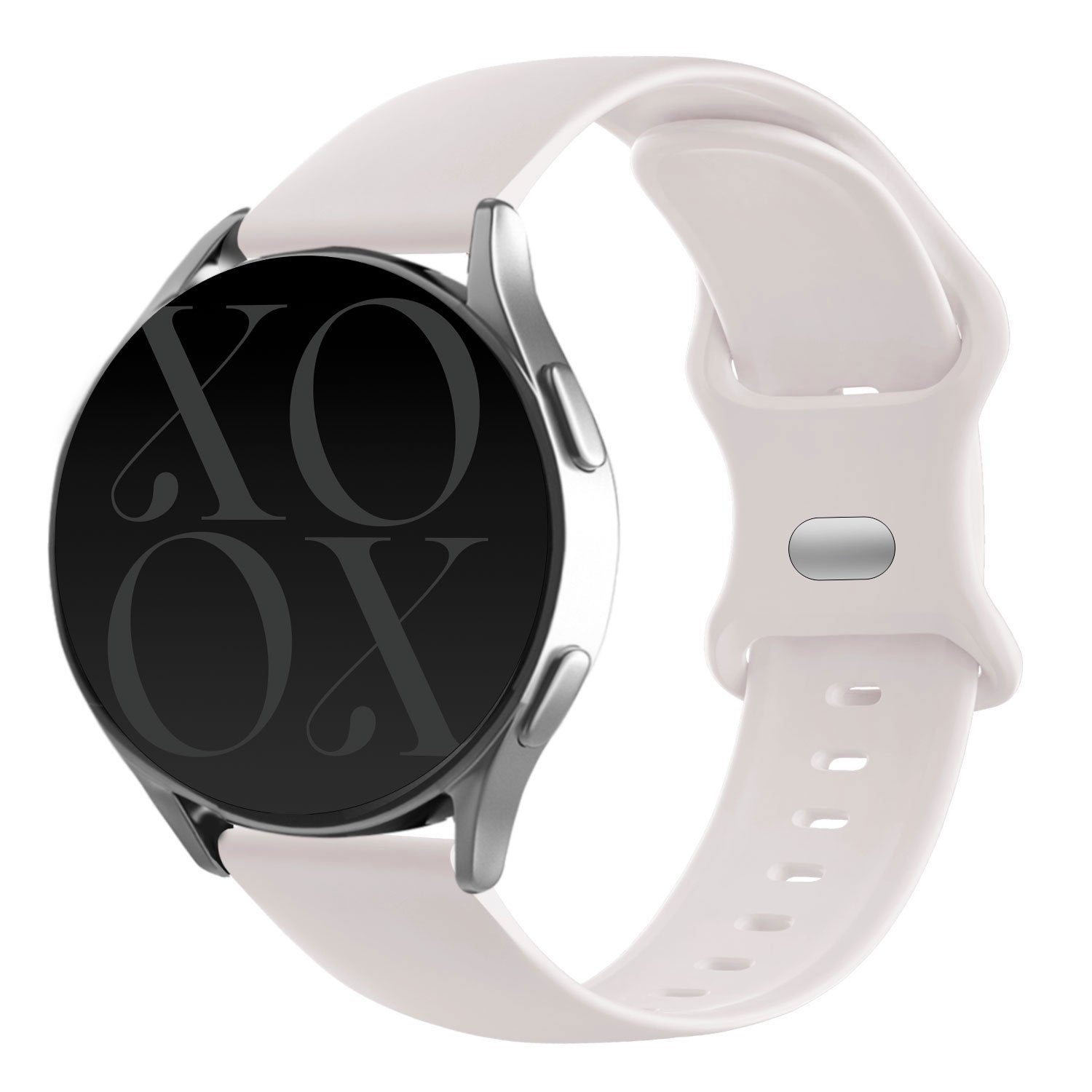 xoxo Wildhearts Samsung Galaxy Watch 6 - 44mm Silicone Strap (Beige)