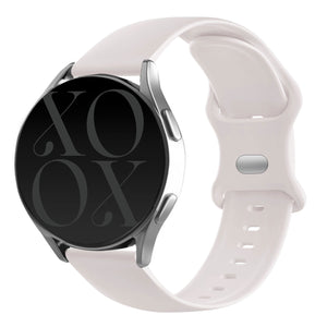 xoxo Wildhearts Samsung Galaxy Watch Active Silicone Strap (Beige)