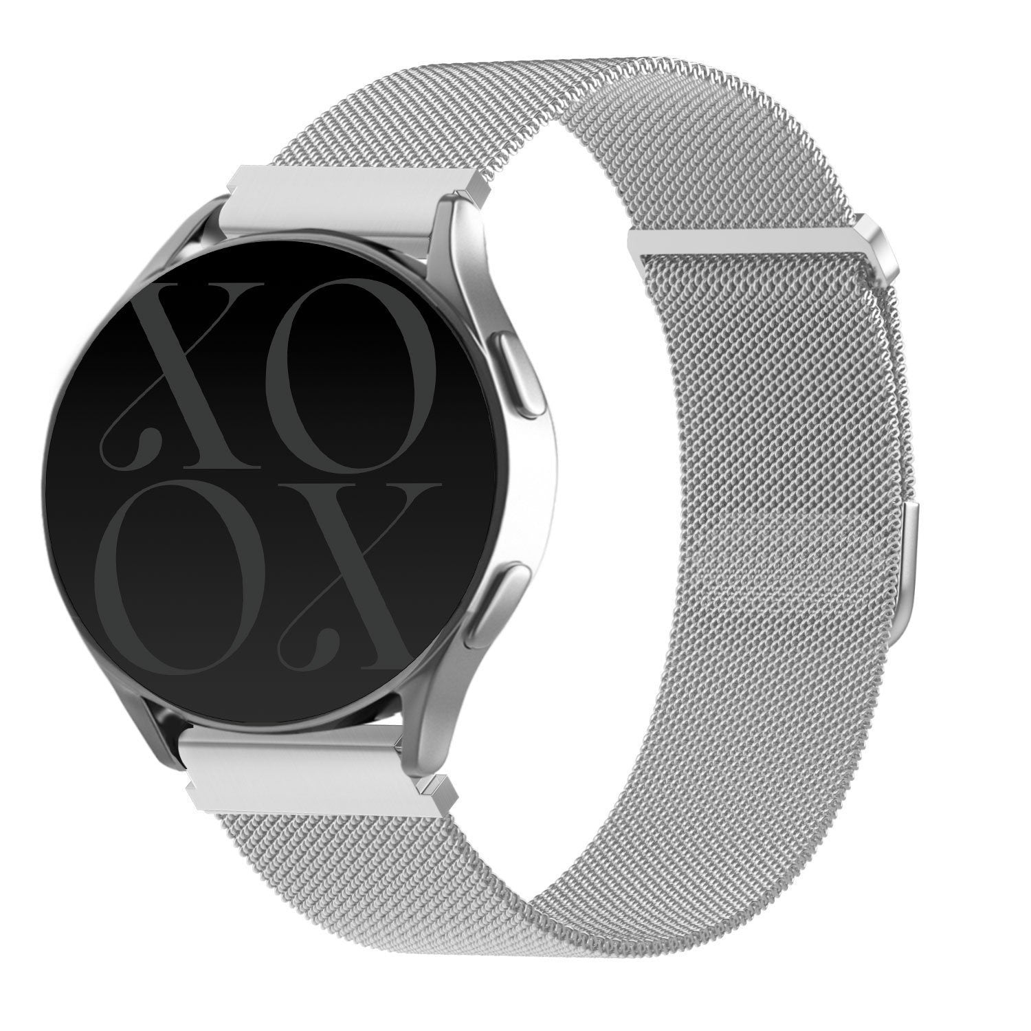 xoxo Wildhearts OnePlus Watch Milanese Strap (Silver)