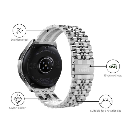 xoxo Wildhearts Fossil Gen 5 Steel Strap (Silver)