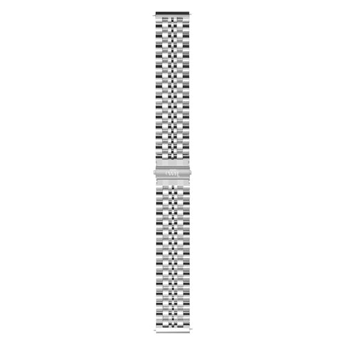xoxo Wildhearts Samsung Galaxy Watch Active Steel Strap (Silver)