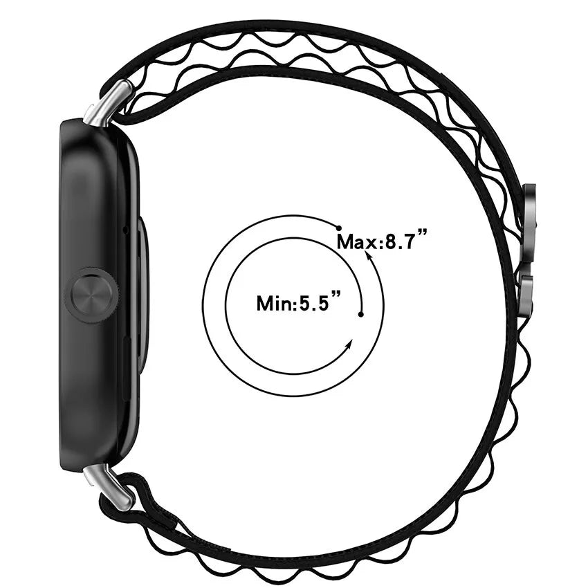 Xiaomi Smart Band 8 Pro Nylon Alpine Strap (Black)