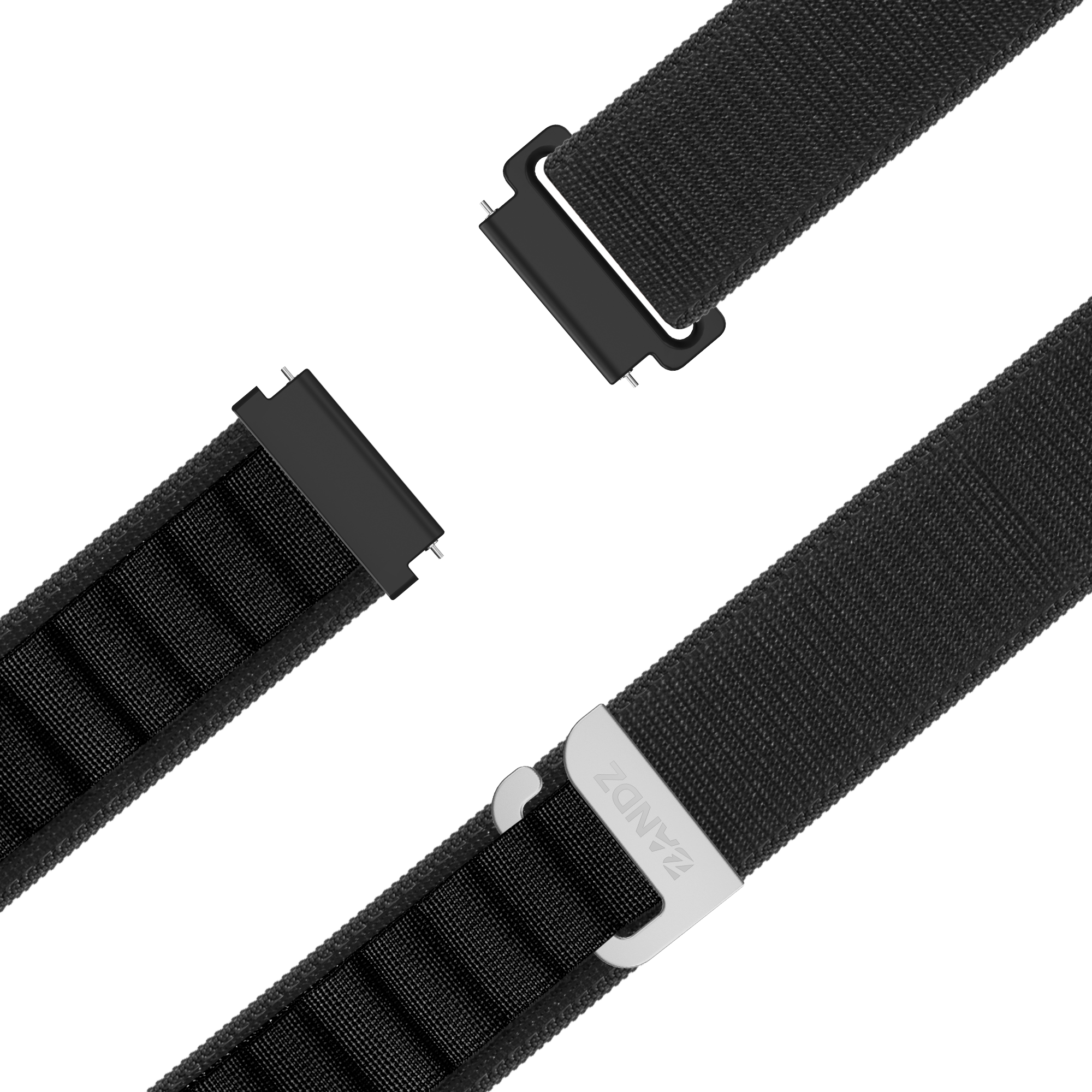 Bandz Huawei Watch GT 3 46mm Alpine Nylon Strap (Black)