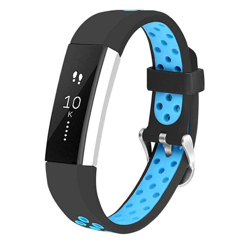 Fitbit Alta (HR) Sport Strap (Black/Blue) - Main Image