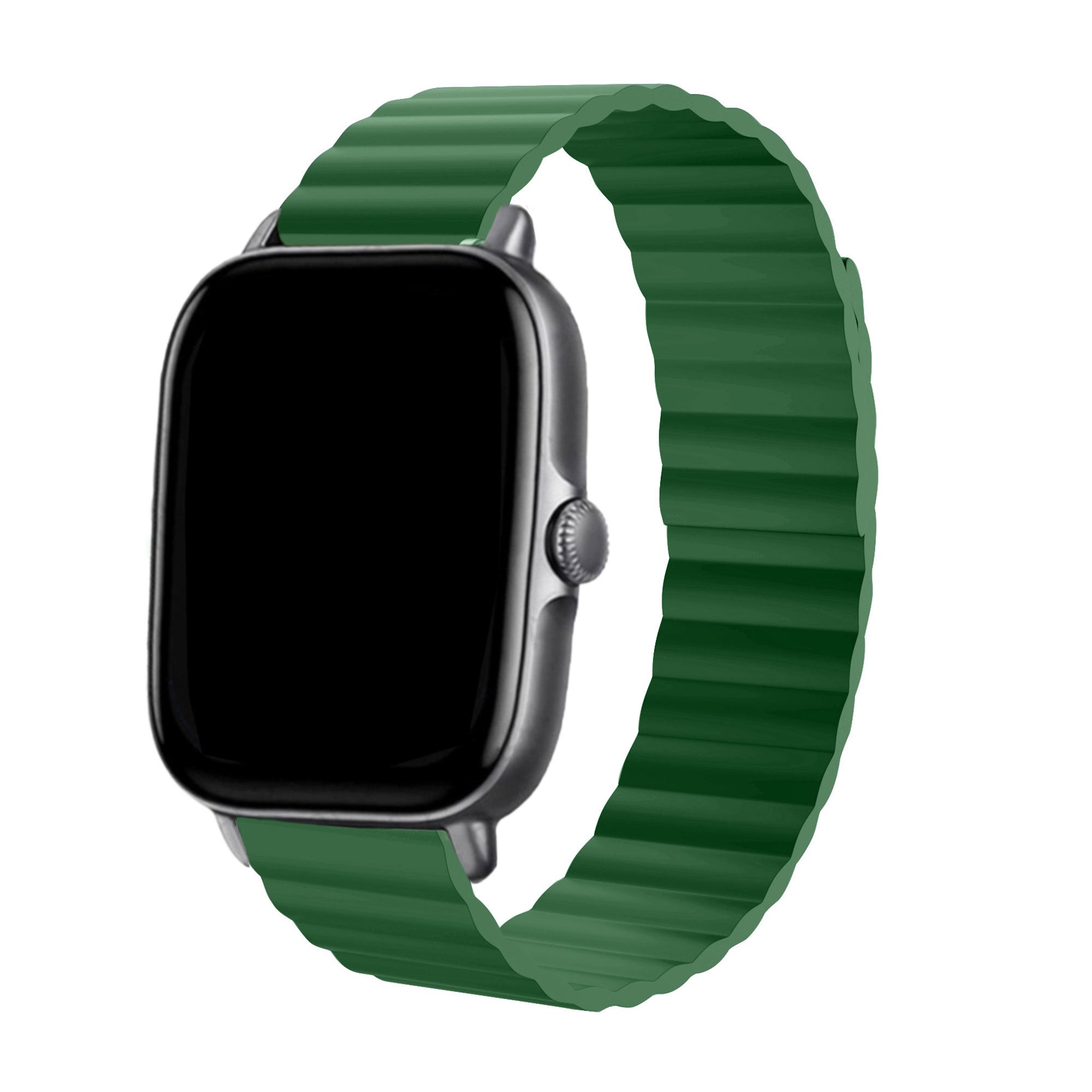 amazfit-bandje-leren-loop-groen