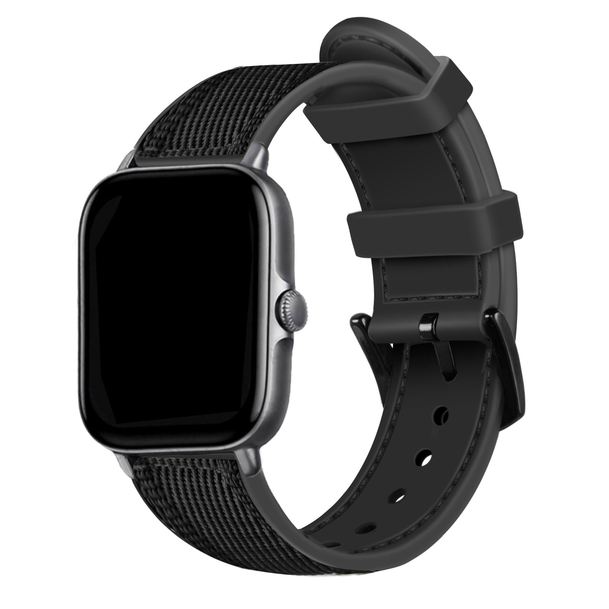 amazfit-bandje-nylon-hybrid-zwart