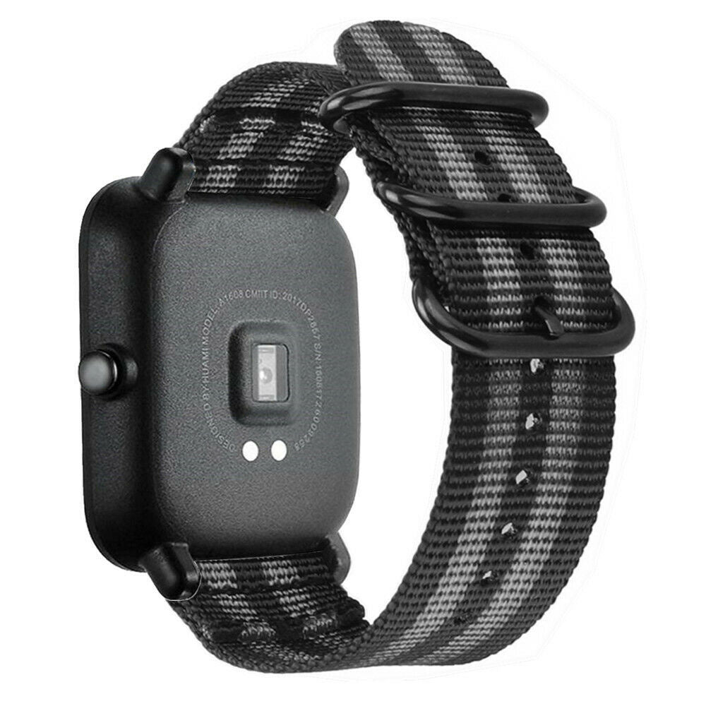 amazfit-bip-nylon-gesp-band-zwart-grijs-0