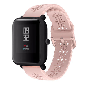 amazfit-bip-siliconen-bandje-patroon-roze