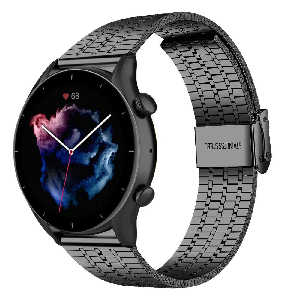 Amazfit GTR (Pro) Fine Steel Strap (Black) - Main Image