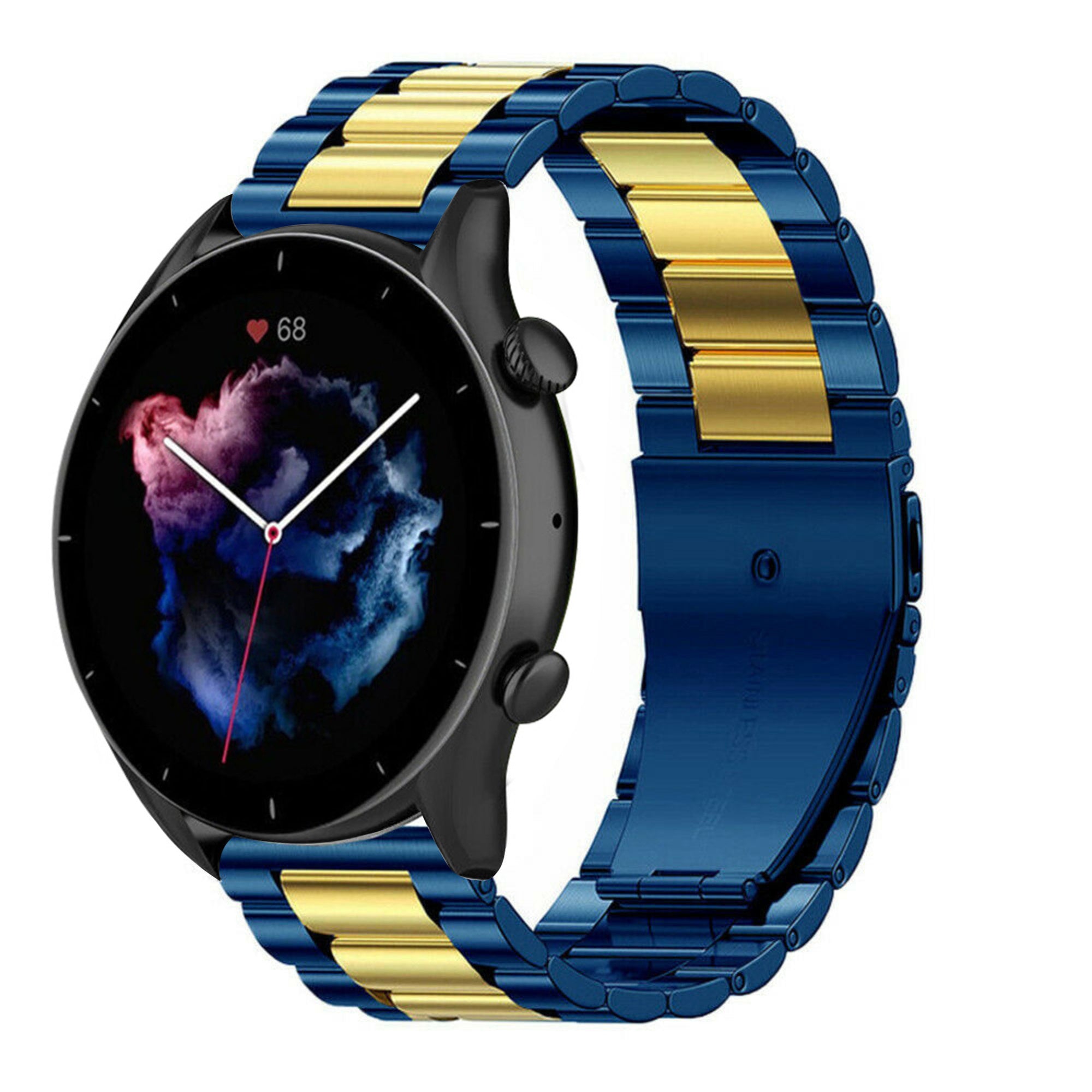 amazfit-gtr-3-stalen-band-blauw-goud