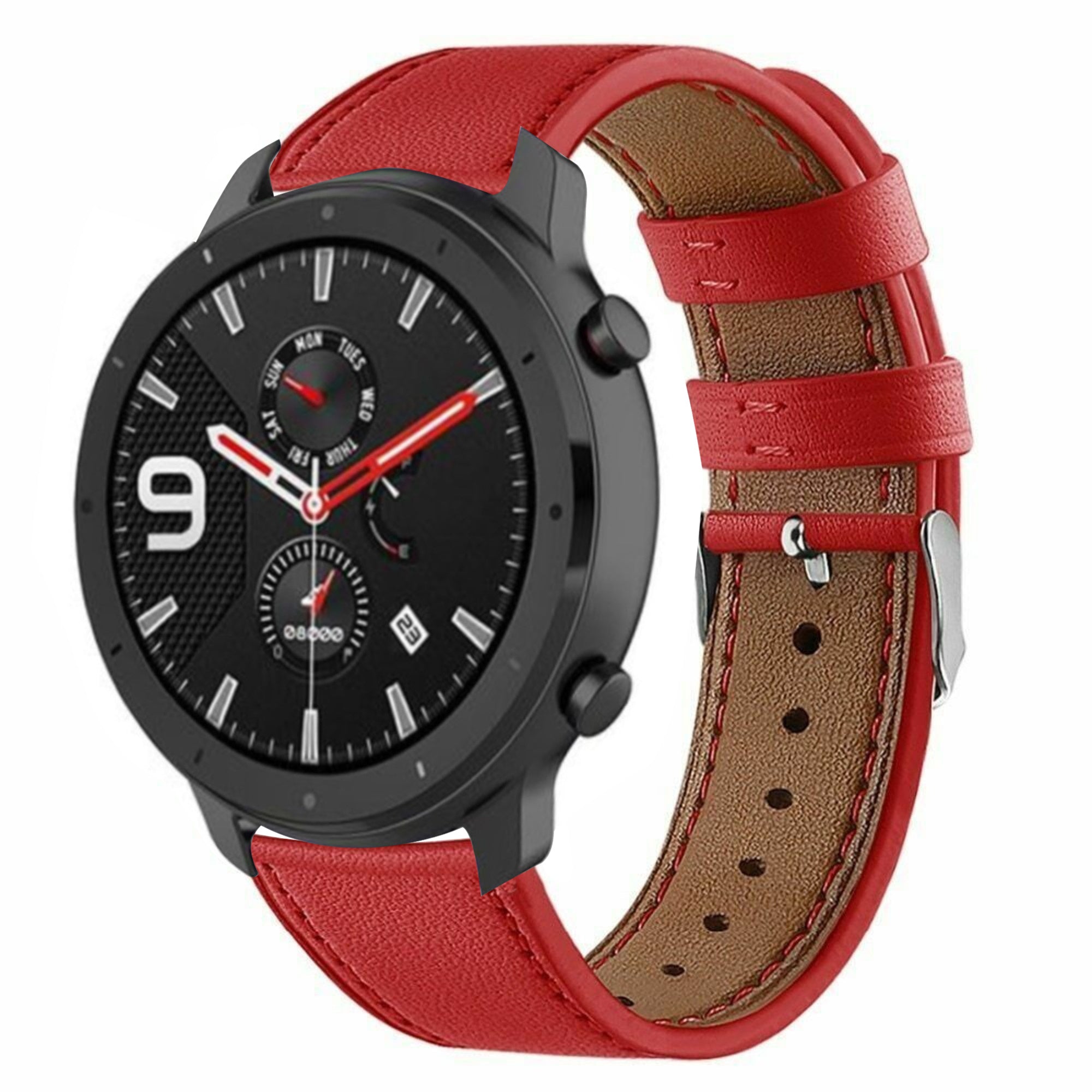 amazfit-gtr-leren-bandje-rood