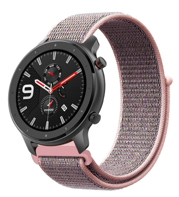 amazfit-gtr-nylon-band-pink-sand