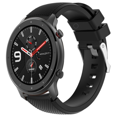 amazfit-gtr-silicone-band-zwart