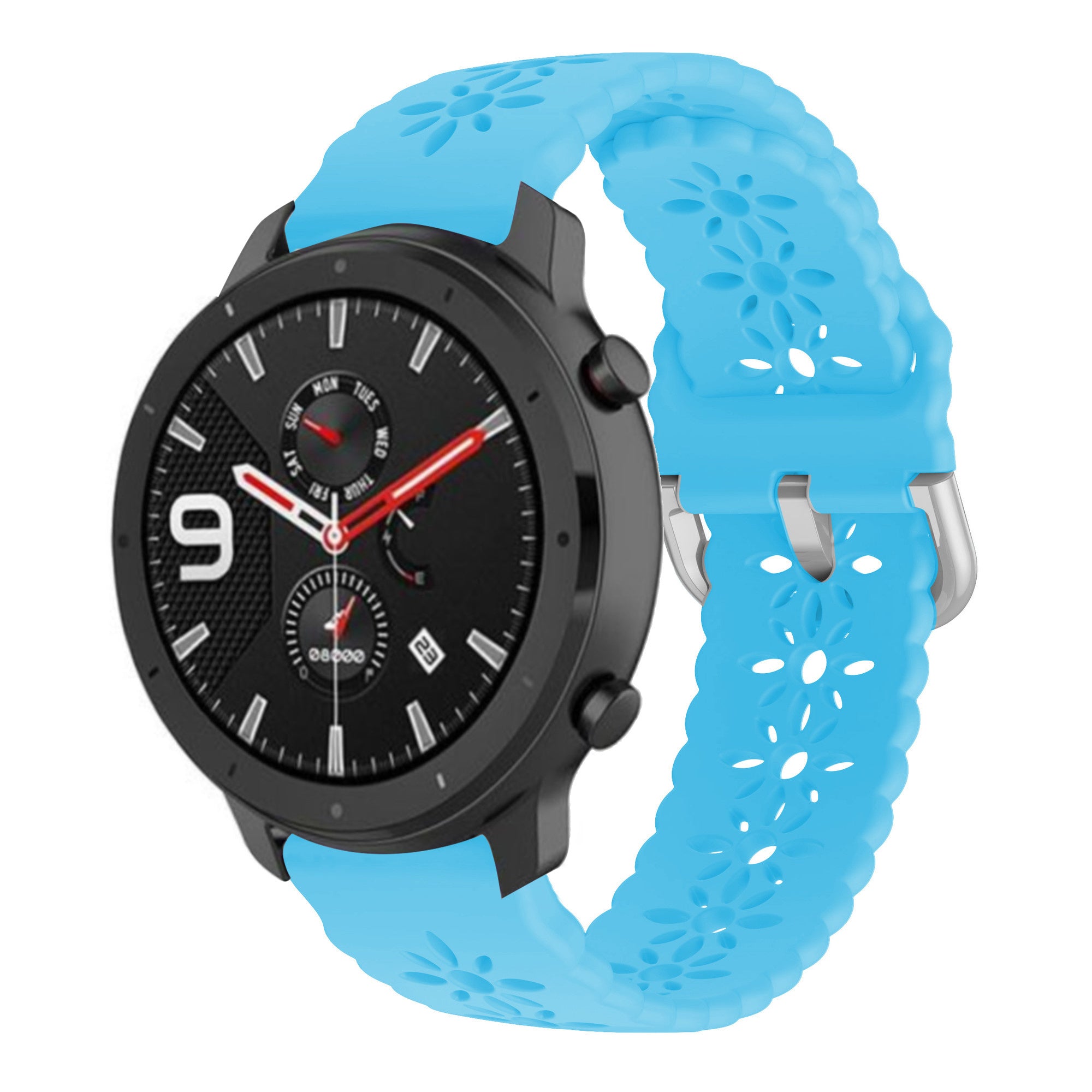 amazfit-gtr-siliconen-bandje-patroon-blauw