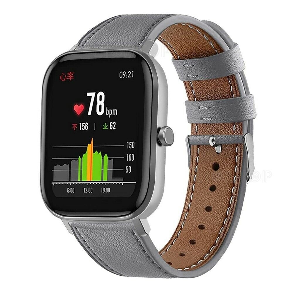 amazfit-gts-leren-bandje-grijs-1