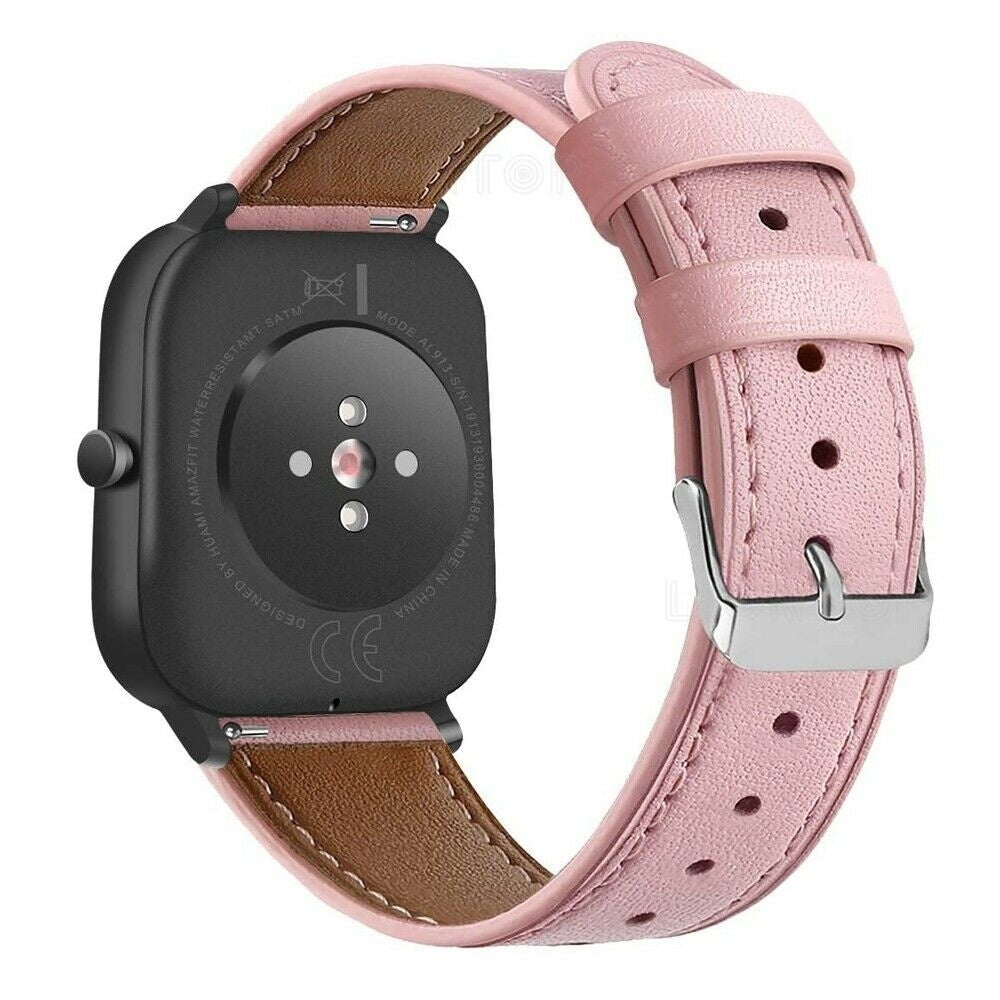 amazfit-gts-leren-bandje-roze-2