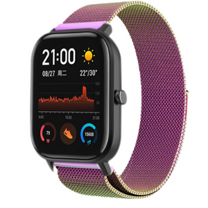 amazfit-gts-milanese-band-regenboog
