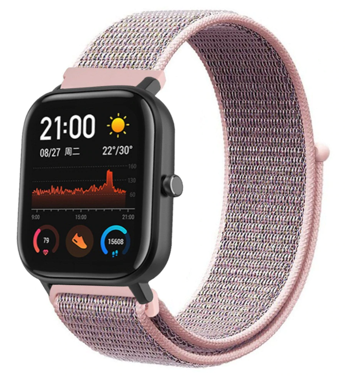 amazfit-gts-nylon-band-pink-sand