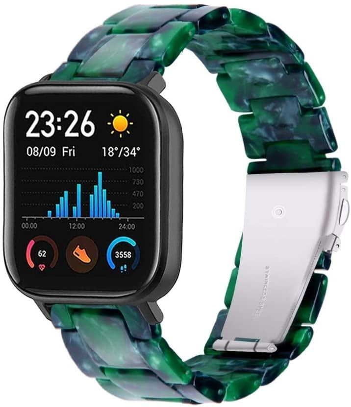 amazfit-gts-resin-band-groen