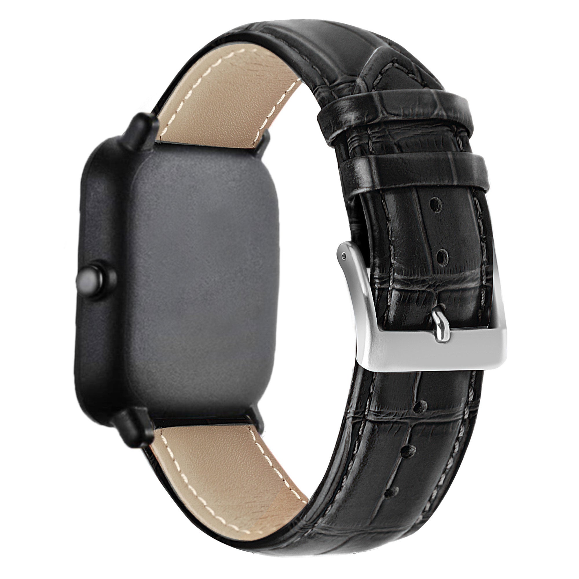 amazfit-leren-bandje-leather-crocodile-zwart-achte