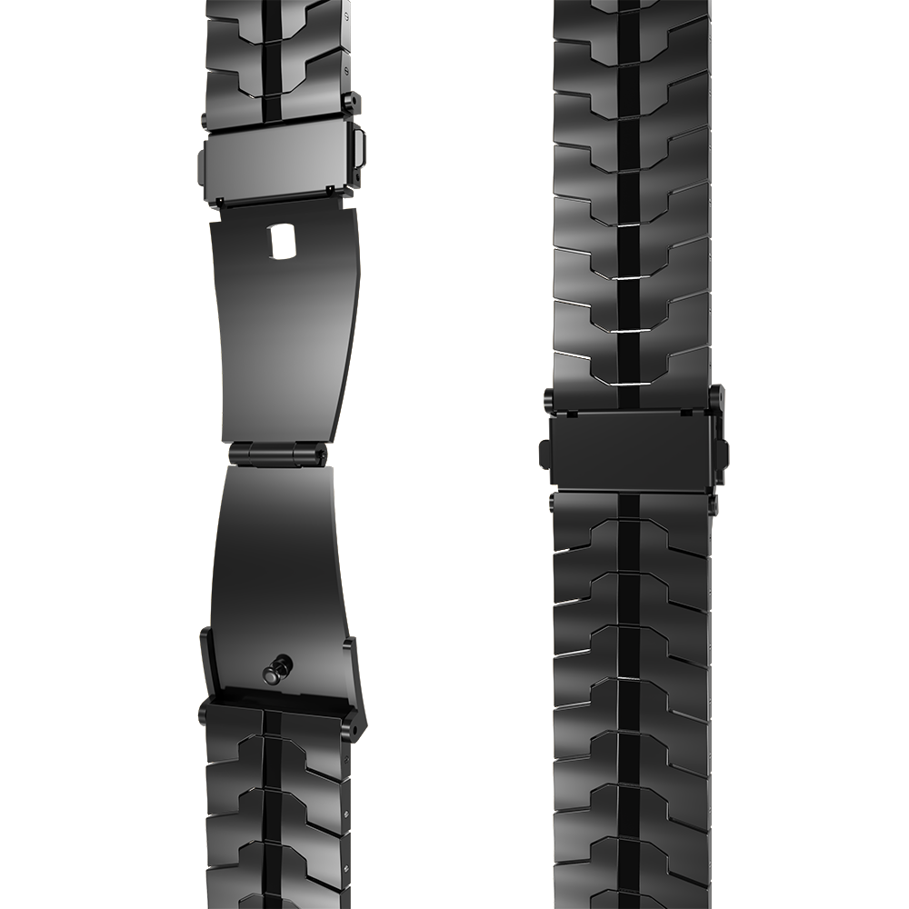 OnePlus Watch 3 Steel Iron Strap (Black)