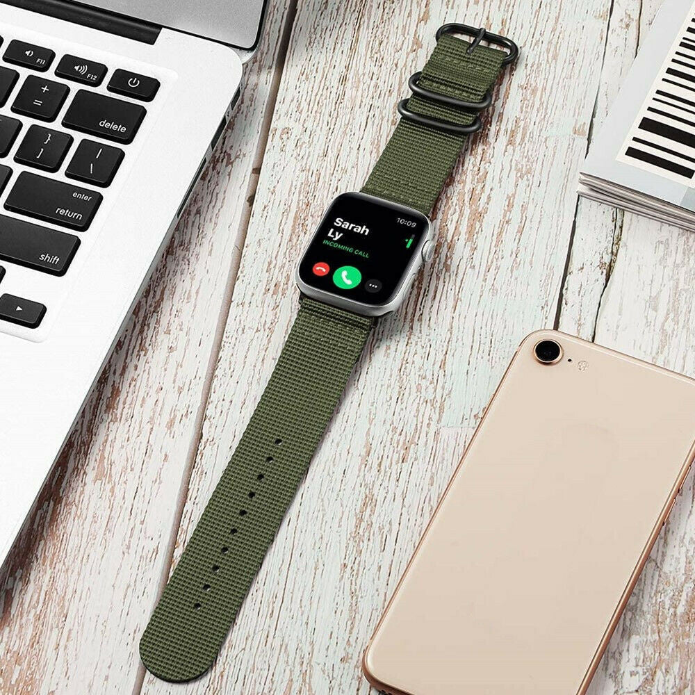 apple-nylon-gesp-band-groen-2