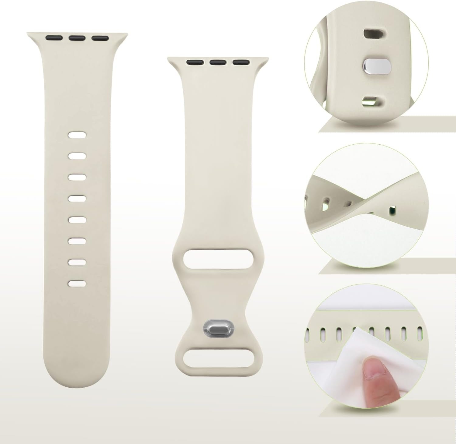 Apple Watch Silicone Strap Classic (Beige)