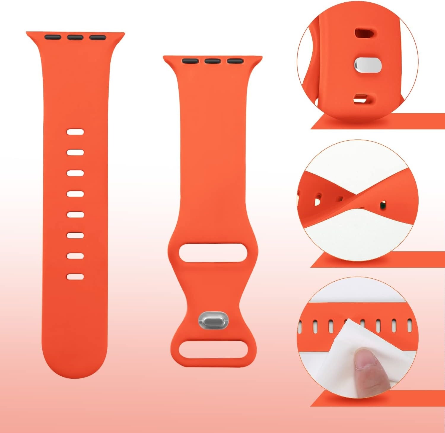Apple Watch Silicone Strap Classic (Orange)